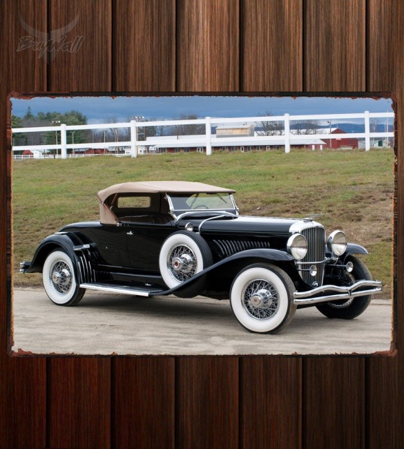 Металлическая табличка Duesenberg J Roadster Металлическая табличка Duesenberg J Roadster